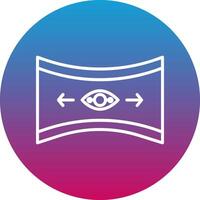 Panoramic View Icon Design Symbol vector
