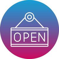 Open Icon Design Symbol vector