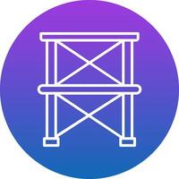 Scaffolding Icon Design Symbol vector
