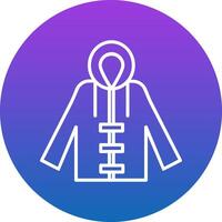 Raincoat Icon Design Symbol vector
