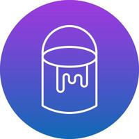 Paint Bucket Icon Design Symbol vector