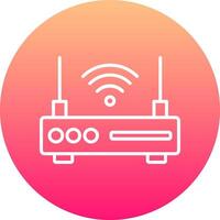 Router Icon Design Symbol vector