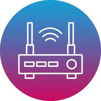 Router Icon Design Symbol vector