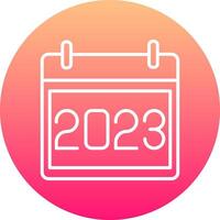 Year Icon Design Symbol vector