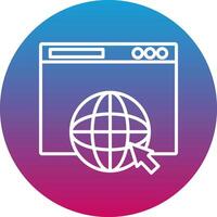 Web Page Icon Design Symbol vector