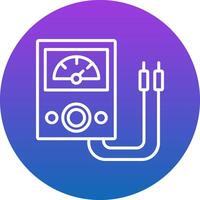 Voltmeter Icon Design Symbol vector