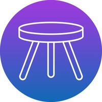 Stool Icon Design Symbol vector