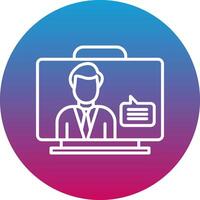 Virtual Assistant Icon Design Symbol vector