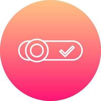 Toggle Icon Design Symbol vector