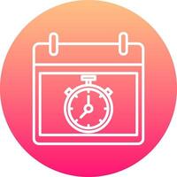 Timer Icon Design Symbol vector
