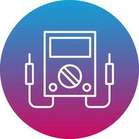 Voltmeter Icon Design Symbol vector