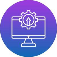 Upgrade Icon Design Symbol vector