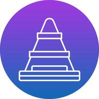 Traffic Cone Icon Design Symbol vector