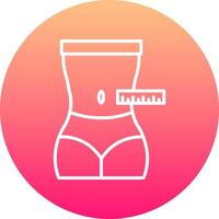 Waist Icon Design Symbol vector