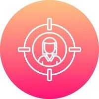 Target Icon Design Symbol vector