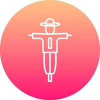 Scarecrow Icon Design Symbol vector