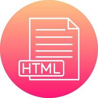 HTML Icon Design Symbol vector