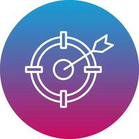 Target Icon Design Symbol vector