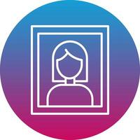 Portrait Icon Design Symbol vector