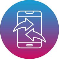 Send Data Icon Design Symbol vector