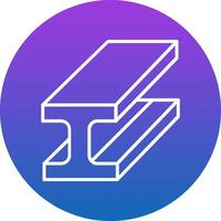 Steel Icon Design Symbol vector