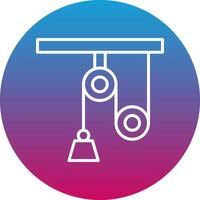 Pulley Icon Design Symbol vector