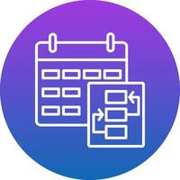 Plan Icon Design Symbol vector