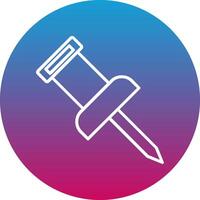 Push Pin Icon Design Symbol vector