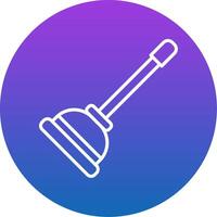 Plunger Icon Design Symbol vector