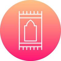 Sajadah Icon Design Symbol vector