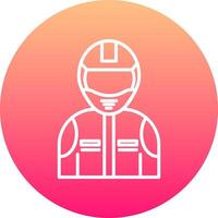 Racer Icon Design Symbol vector