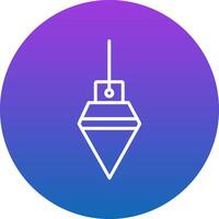 Plumb Bob Icon Design Symbol vector