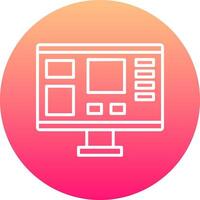 Mood Board Icon Design Symbol vector