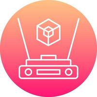 Hologram Icon Design Symbol vector