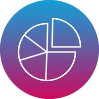 Pie Chart Icon Design Symbol vector