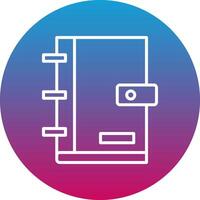 Notebook Icon Design Symbol vector