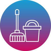 Mop Icon Design Symbol vector