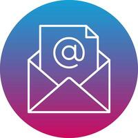 Mail Icon Design Symbol vector