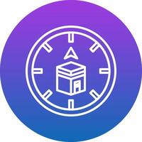 Qibla Icon Design Symbol vector