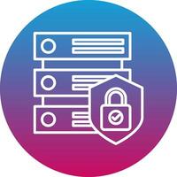 Database Icon Design Symbol vector