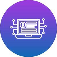 Digital Asset Icon Design Symbol vector