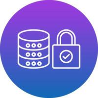 Database Icon Design Symbol vector