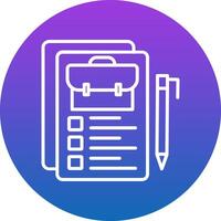Job Description Icon Design Symbol vector