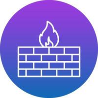 Firewall Icon Design Symbol vector