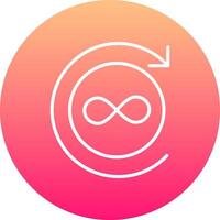 Infinite Icon Design Symbol vector