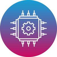 Cpu Icon Design Symbol vector