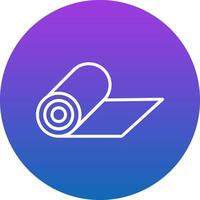 Gym Mat Icon Design Symbol vector