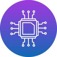 Cpu Icon Design Symbol vector