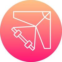 Glider Icon Design Symbol vector