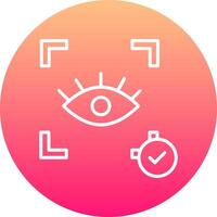 Eye Recognition Icon Design Symbol vector